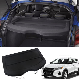 Nissan Kicks 2020-2024 Trunk Cover Accessories Marretoo Non-Retractable Cargo Cover Trunk Cover Screen