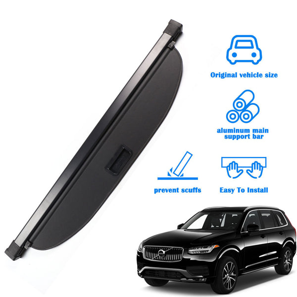 Volvo XC90 Cargo Cover Accessories Marretoo Retractable Trunk Cover Screen