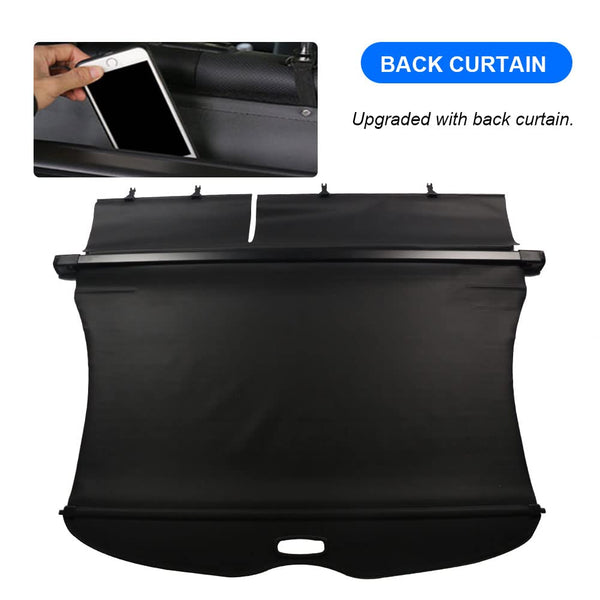 Car Trunk Rear Cargo Cover Luggage Carrier Curtain Retractable For